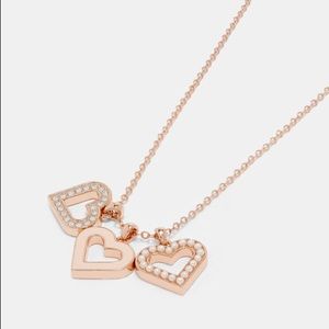 Ted baker heart cluster pendant necklace!